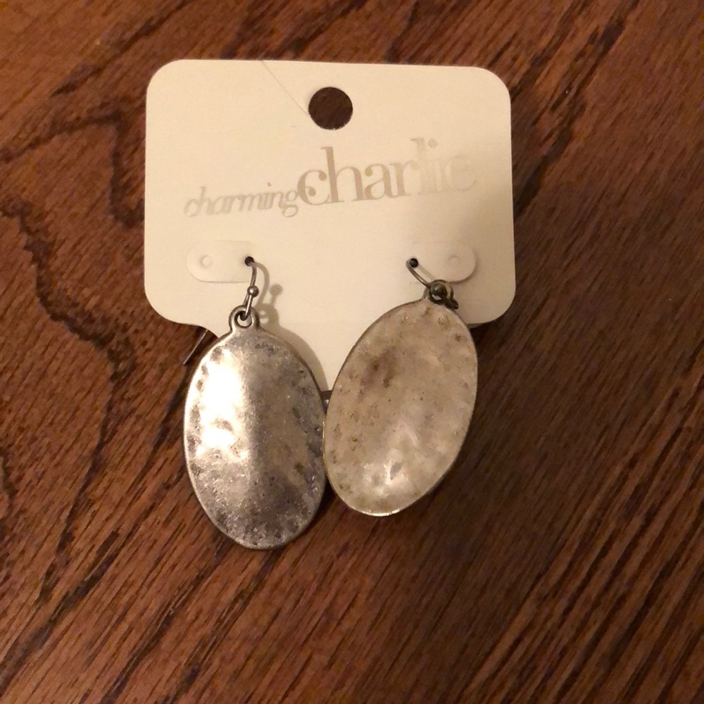 Charming Charlie Silver Earrings